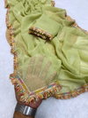 Manali By Aab Candy Crush Chiffon Silk Designer Saree Suppliers In India